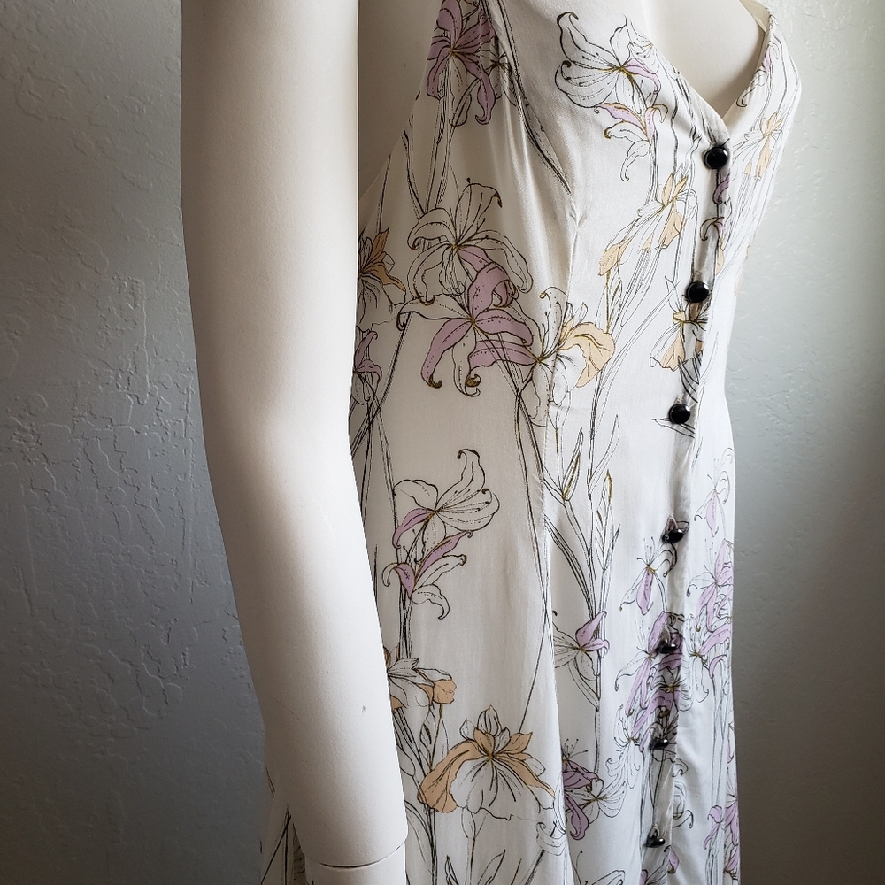 Kimchi Blue | Dorothy Style |Midi Dress | Crossed Back | Size: Medium - Picture 3 of 9